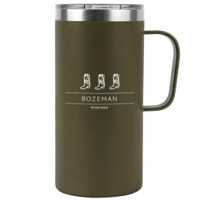 20 Oz. Stainless Insulated Tall Mug Printed with a Customizable WEST COLLECTION Design