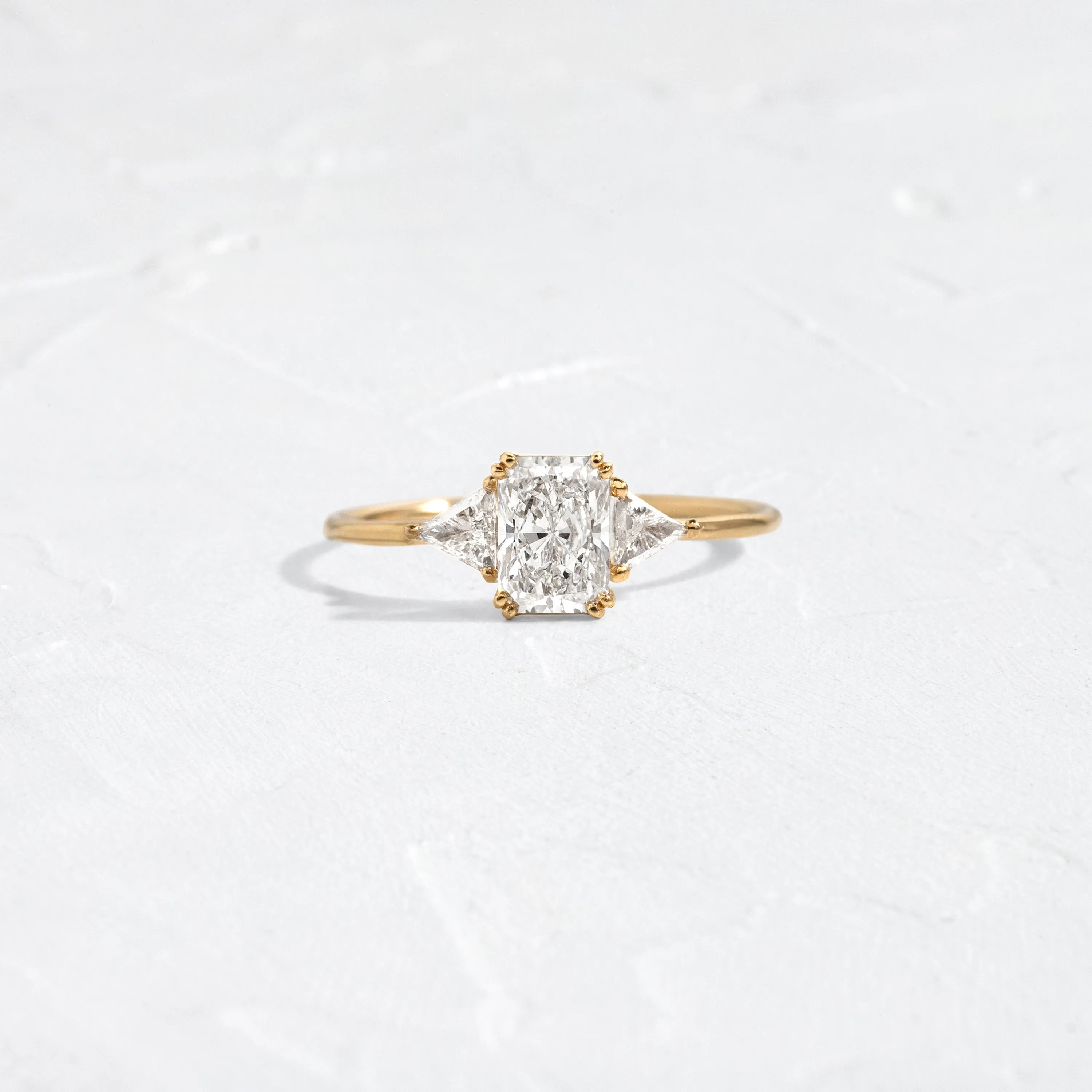 Arrow Ring, 0.7ct. Radiant Cut