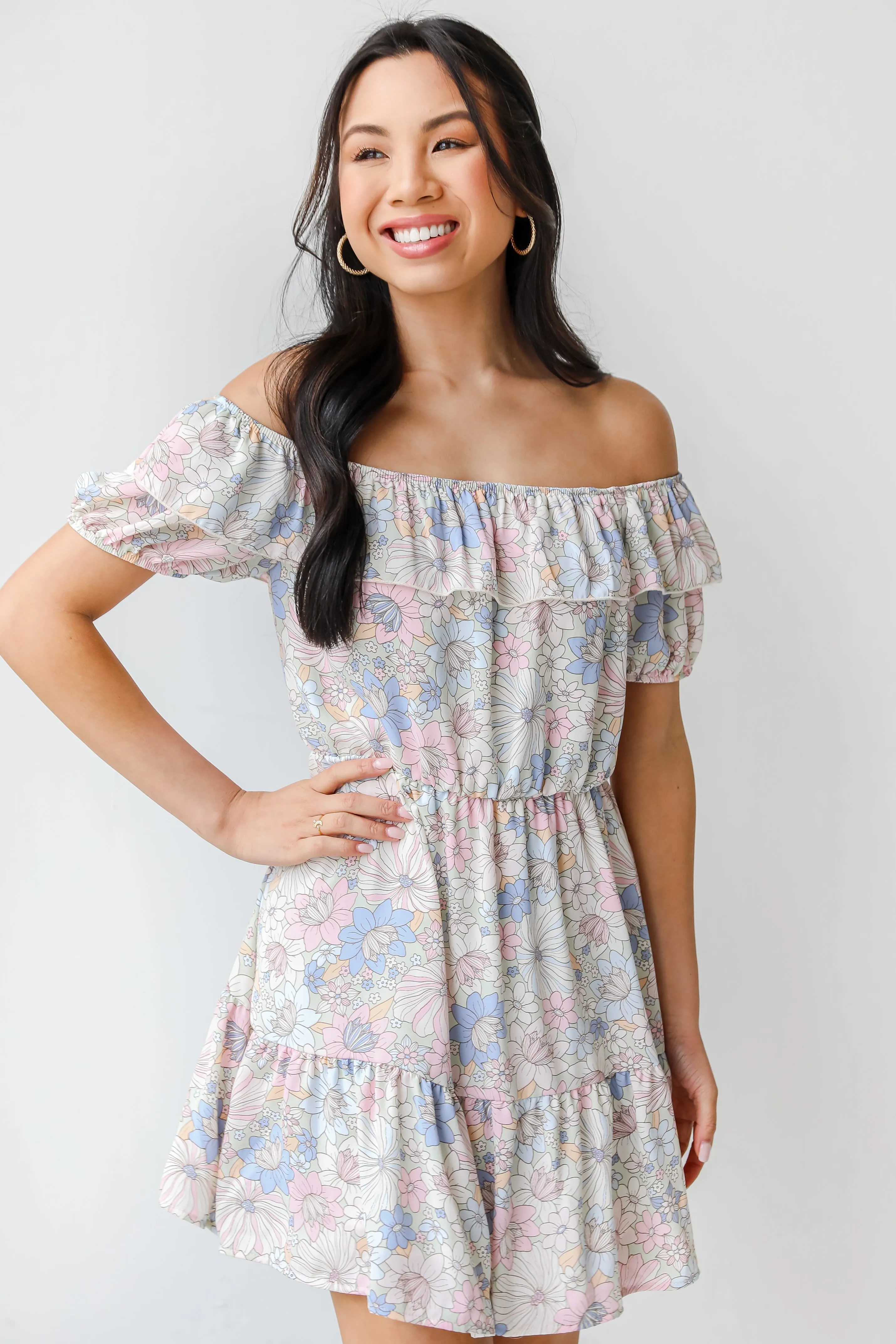 Beautiful Day Floral Dress