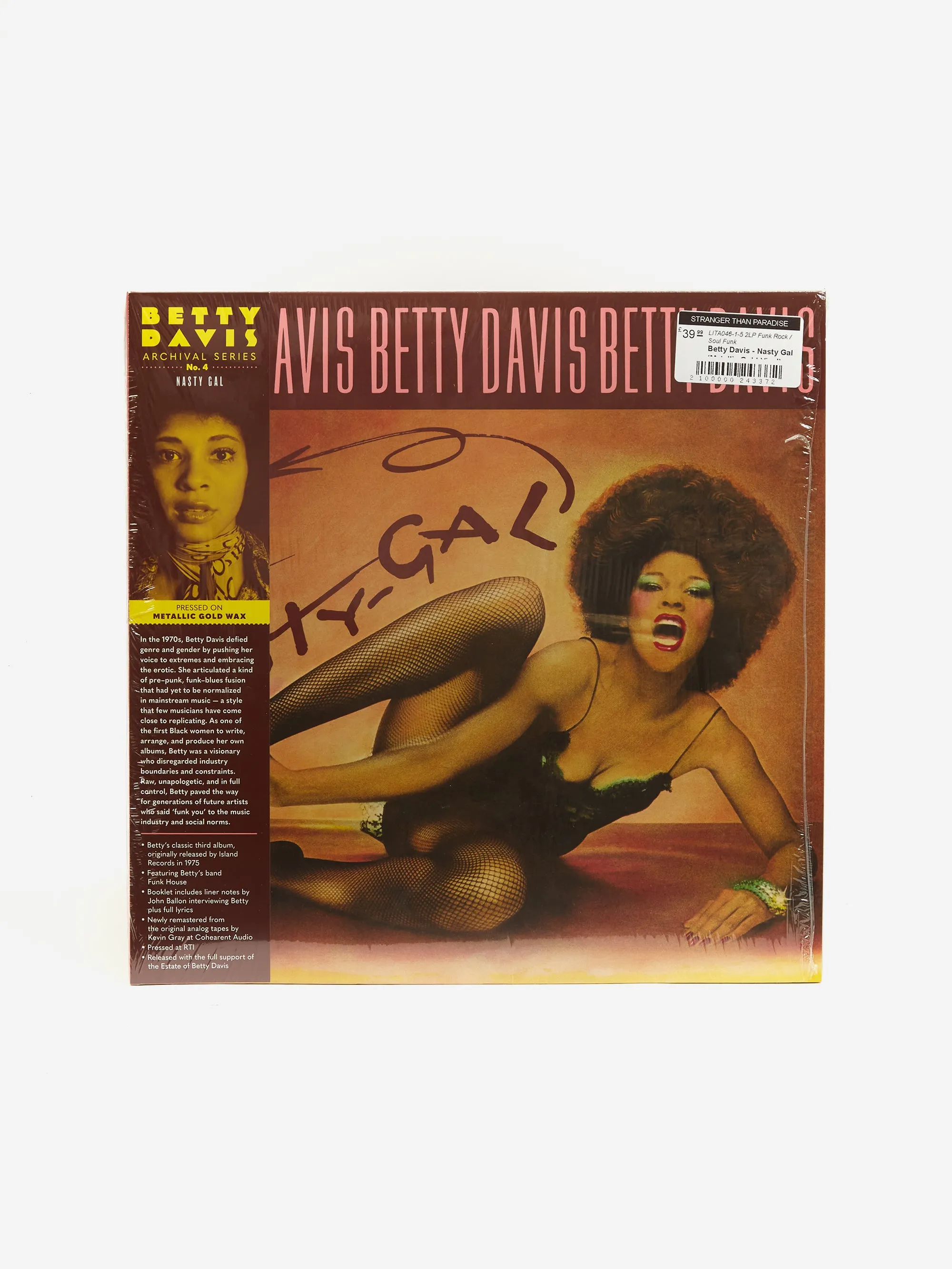 Betty Davis - Nasty Gal (Metallic Gold Vinyl)