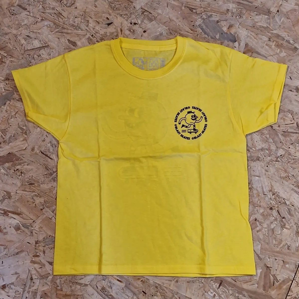 Blast Skates Kids T-Shirt Mascot yellow