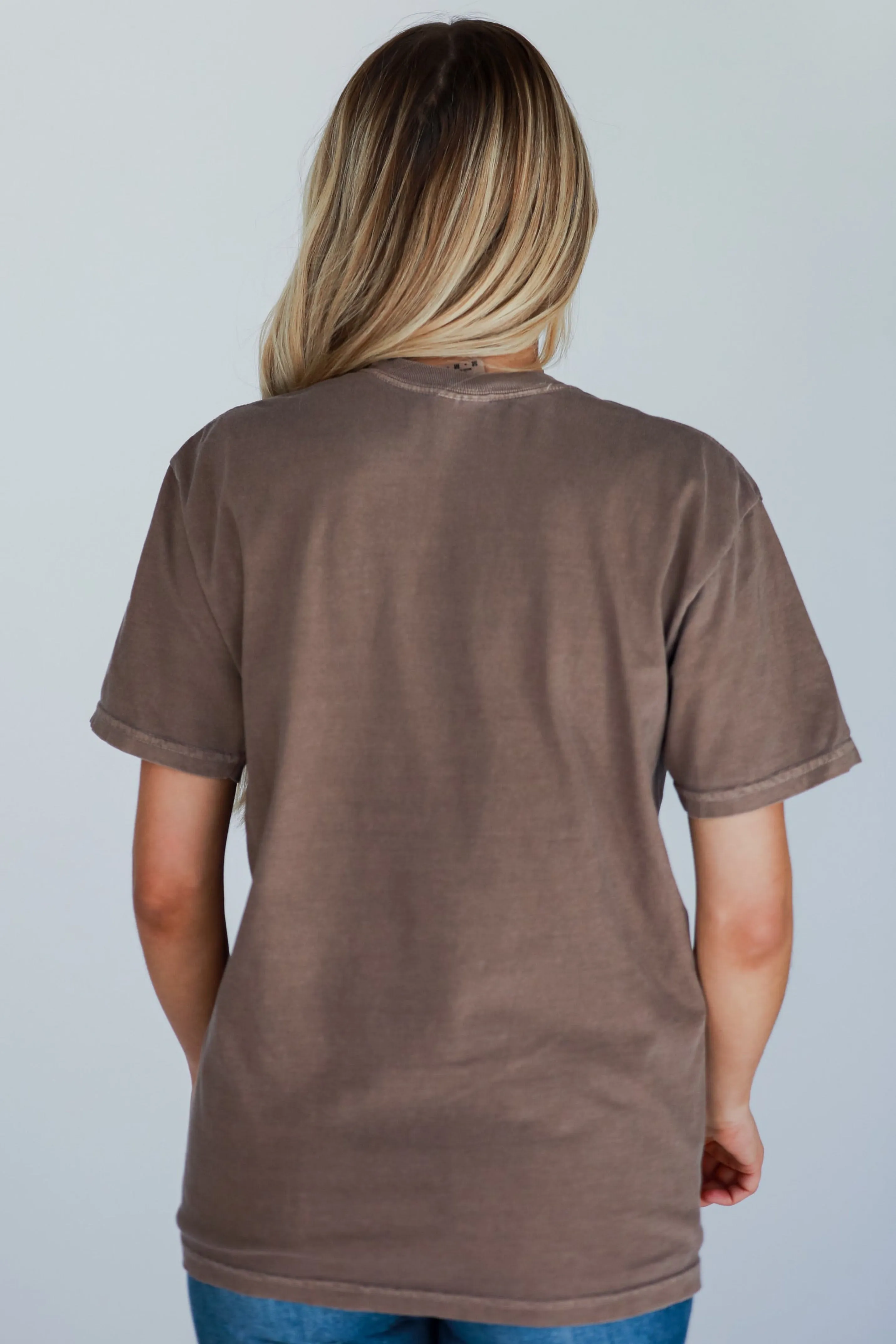 Brown Gainesville Georgia Block Letter Tee