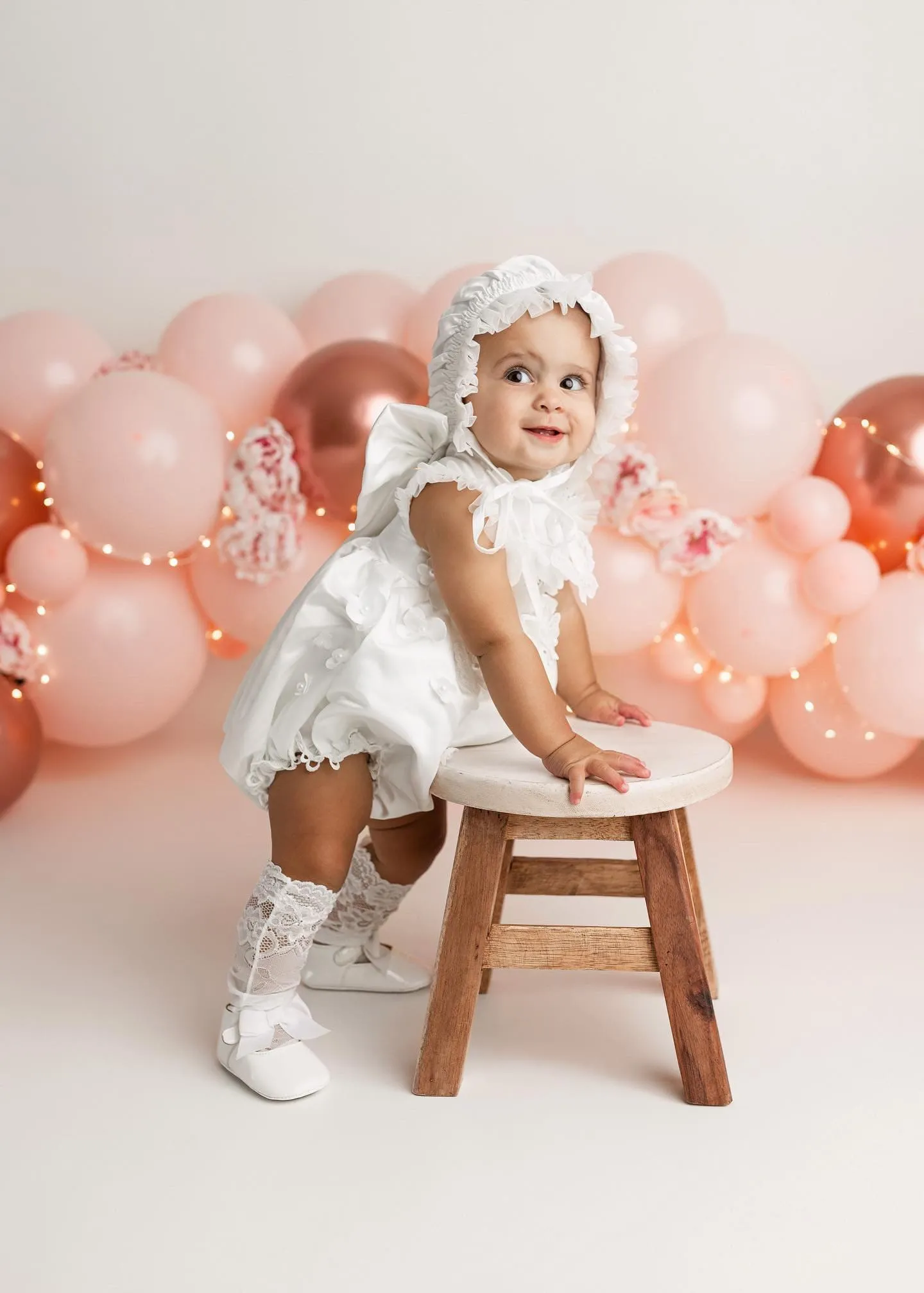 Butterfly White Satin Ceremony Romper