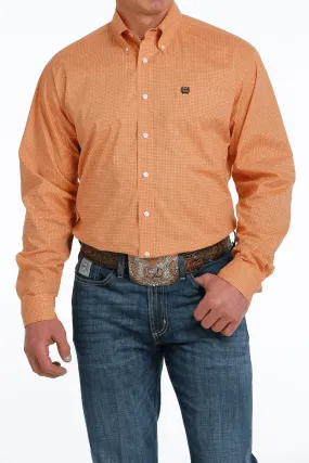 Cinch Shirt Mens Printed Orange