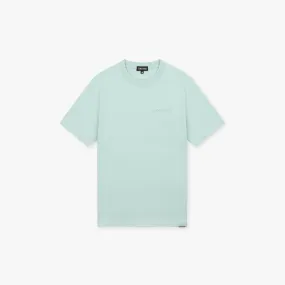 CROYEZ ABSTRACT T-SHIRT - BLUE SURF