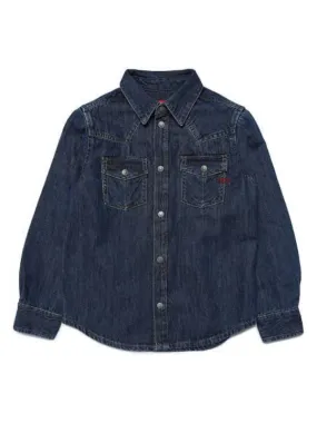 Diesel Shirt Denim Blue