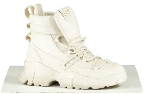 Emporio Armani Beige Hiking Boots With A Chunky Sole UK 5.5 EU 38.5 👠