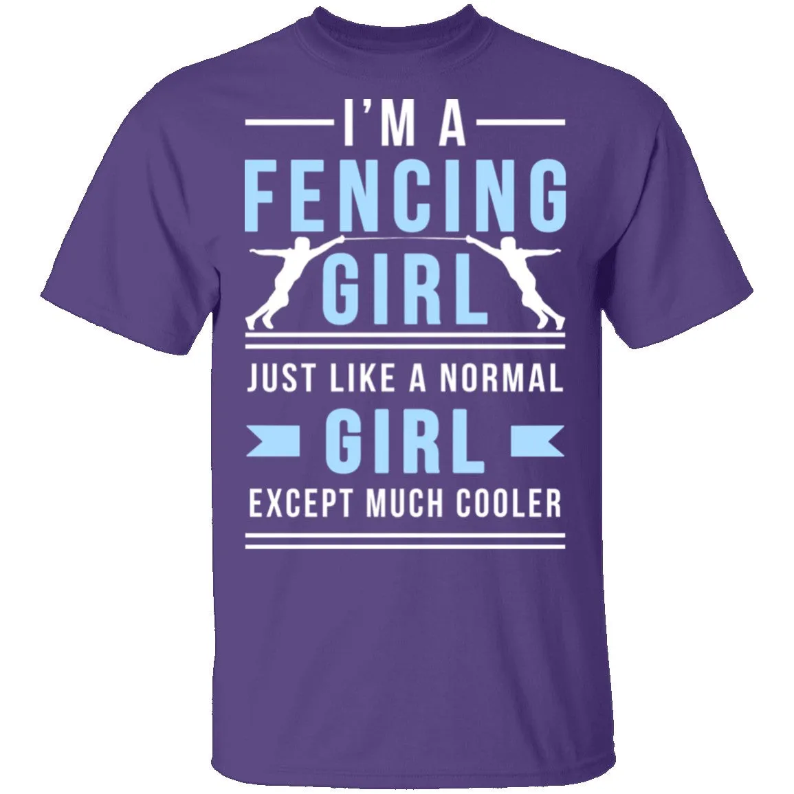 Fencing Girl T-Shirt