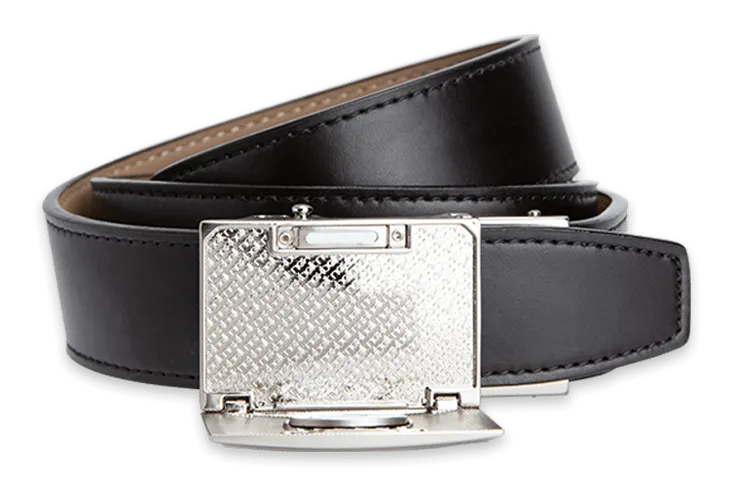 Go-In Shield Black, 1 3/8 Strap, Golf Belt