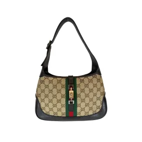 Gucci Jackie Shoulder Bag Brown GG Canvas