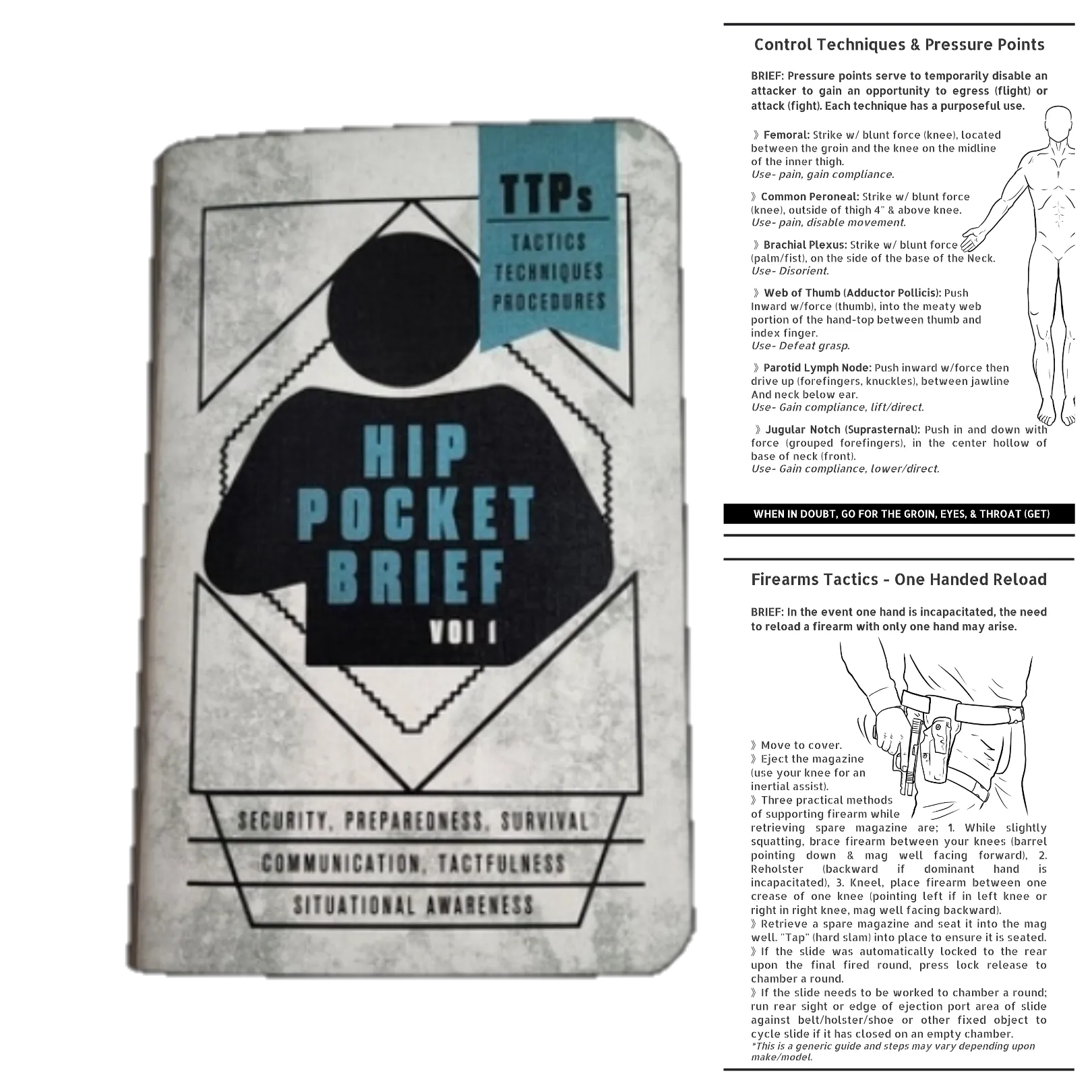 Hip Pocket Brief Volume 1 - Tactics, Techniques, and Procedures for the Everyday Civilian