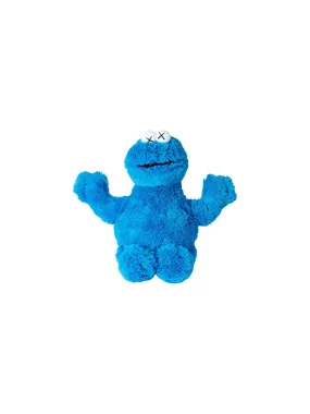 KAWS Sesame Street Uniqlo Cookie Monster Plush Blue