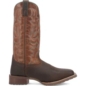 'Laredo' Men's 13" Odie Western Square Toe - Dark Brown