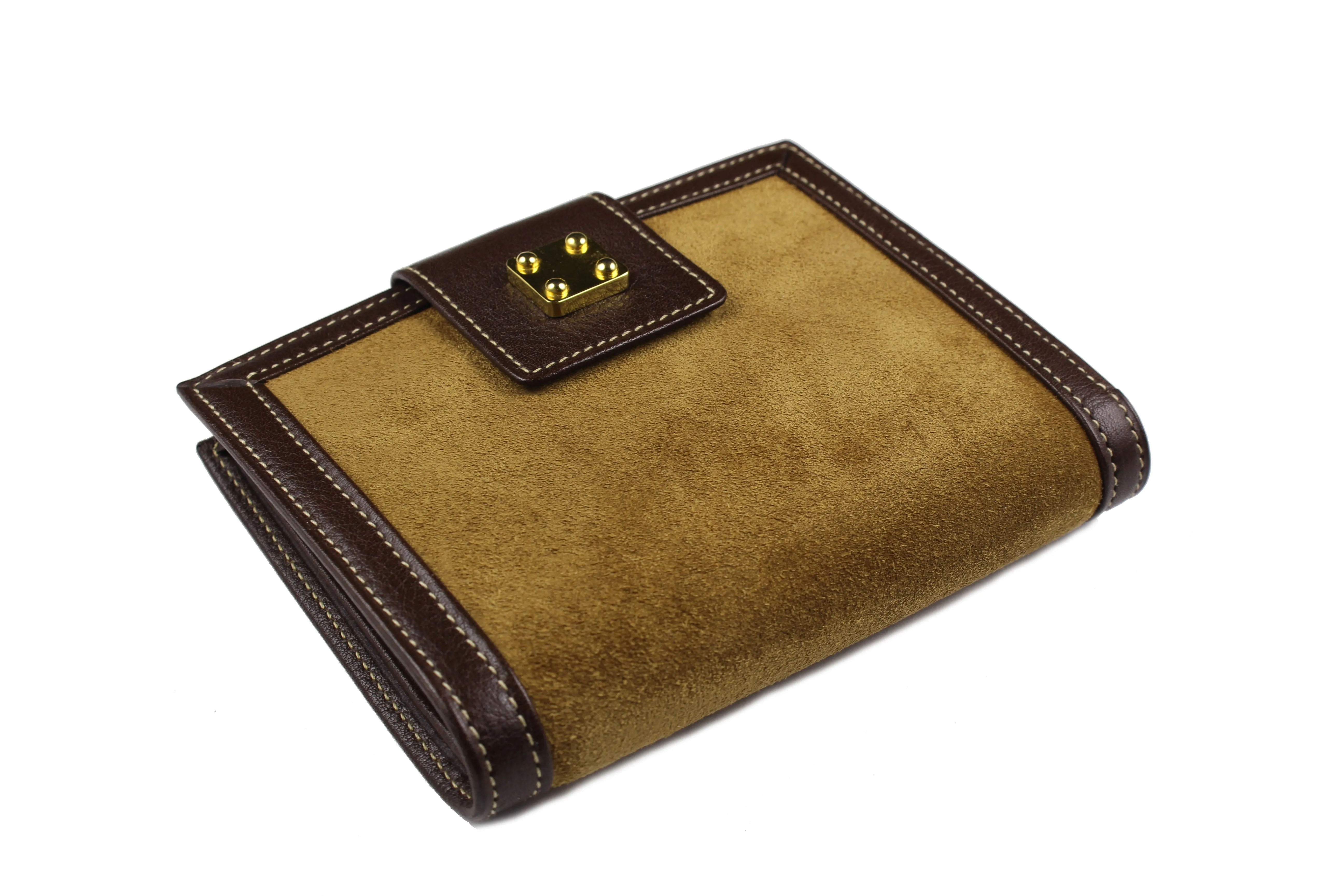 LOEWE suede wallet