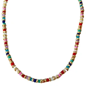 MANU KRISTAL RONDELLE NECKLACE