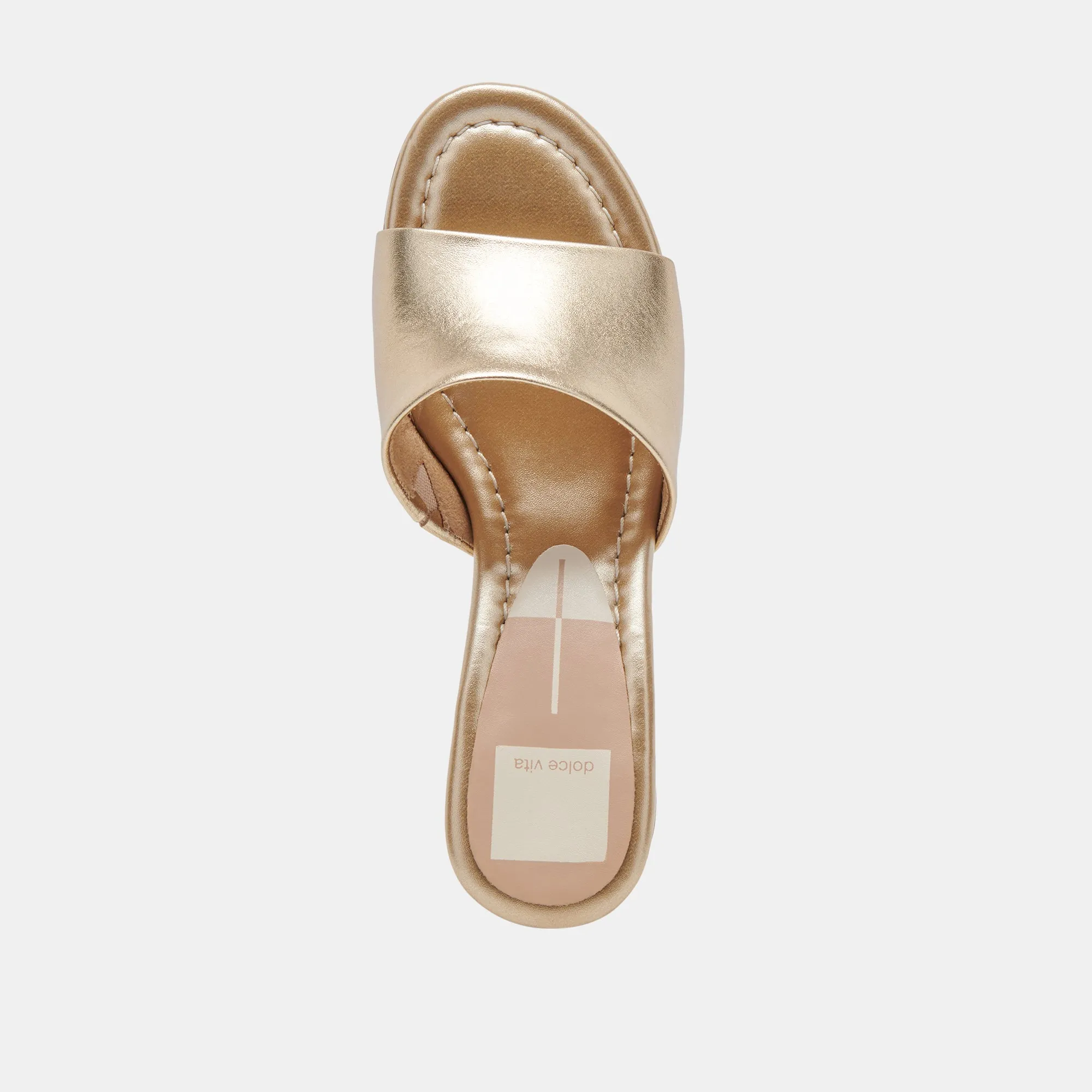 MINNY DRESS HEELS ROSE GOLD METALLIC LEATHER