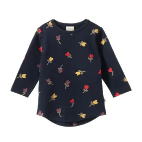 Nature Baby Everyday Tee - Tulip Navy