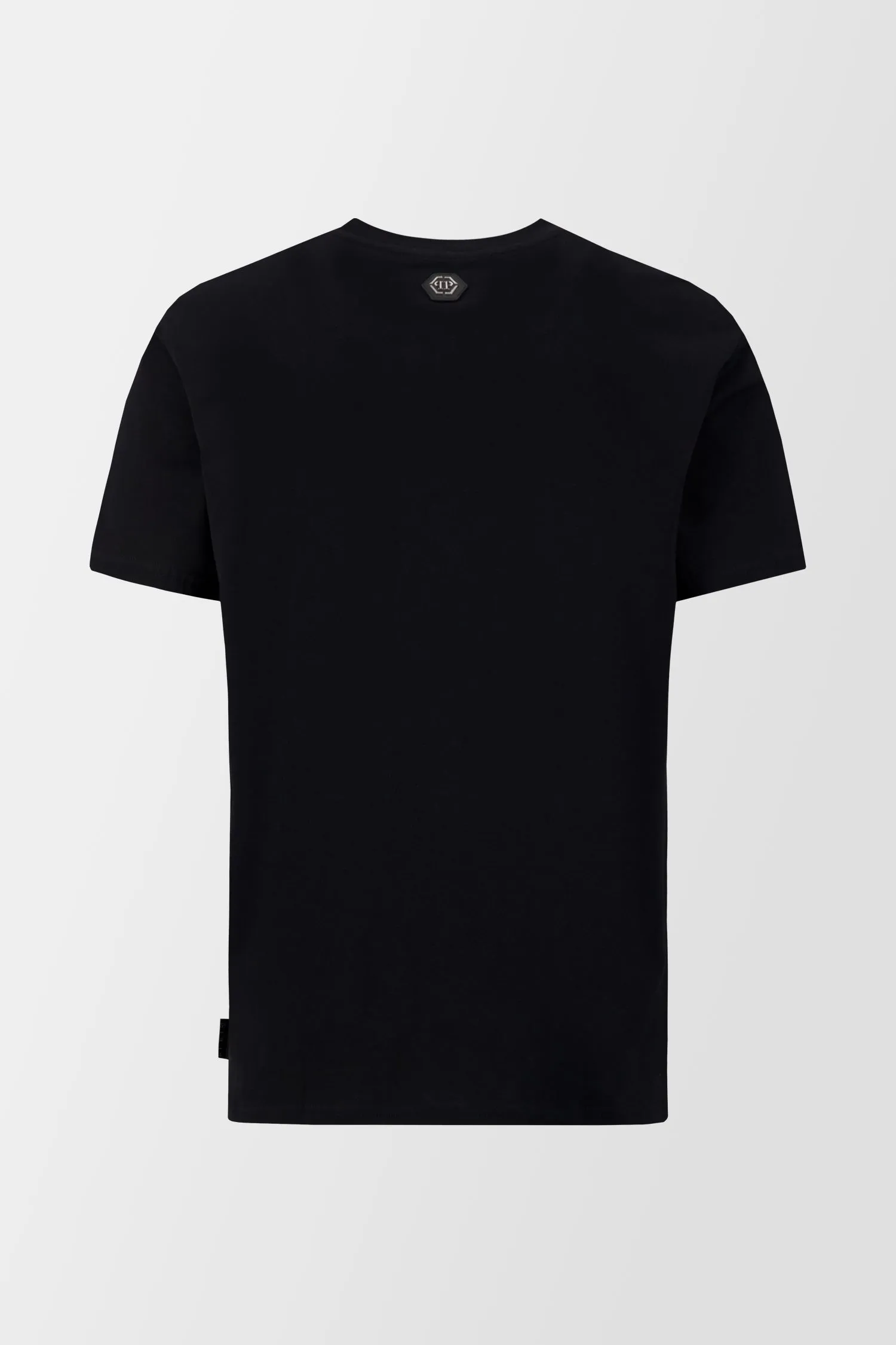 Philipp Plein Black Round Neck SS Crystals T-Shirt