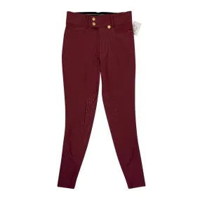 Pomme 'Nellie' Knee Grip Breeches in Merlot - Women's Medium