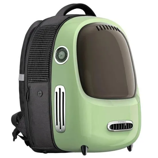 Retro Pet Backpack (built-in fan & light)