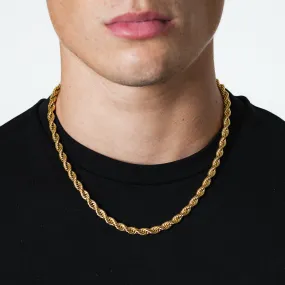 Rope Chain 6mm (18K Gold)