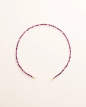 Round Amethyst Necklace