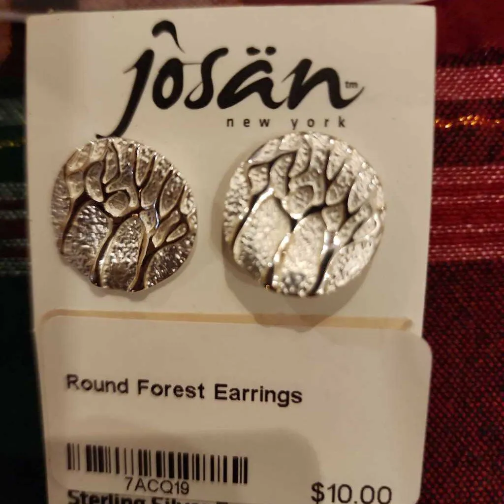 Round Forest Earrings