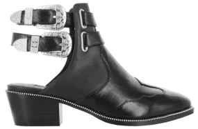 Senso Women's Lucas III Open Back Ankle Boot - EBONY