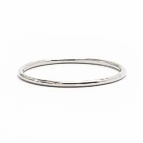 Simple Midi Silver Ring