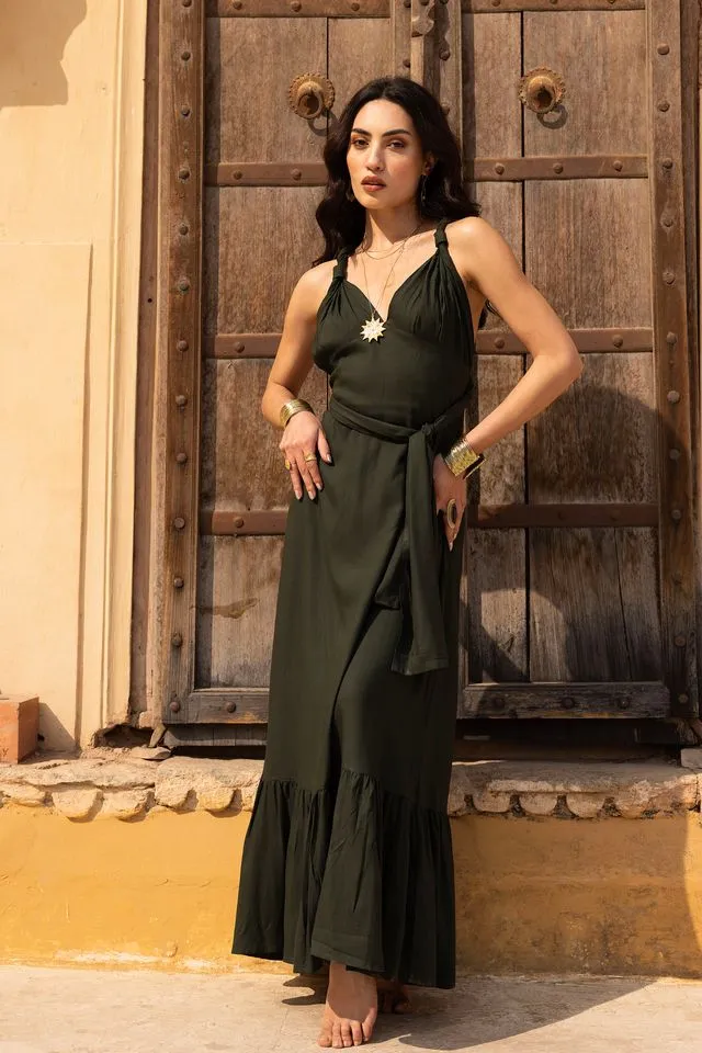 Sissy Maxi Dress - Khaki