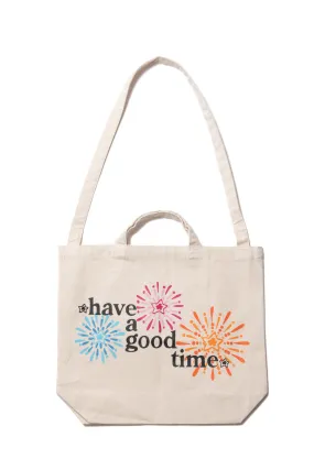 STAR TEAM x have a good time FIREWORKS TOTE WHITE O/S