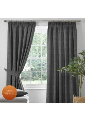 Super Warm Curtains - Grey