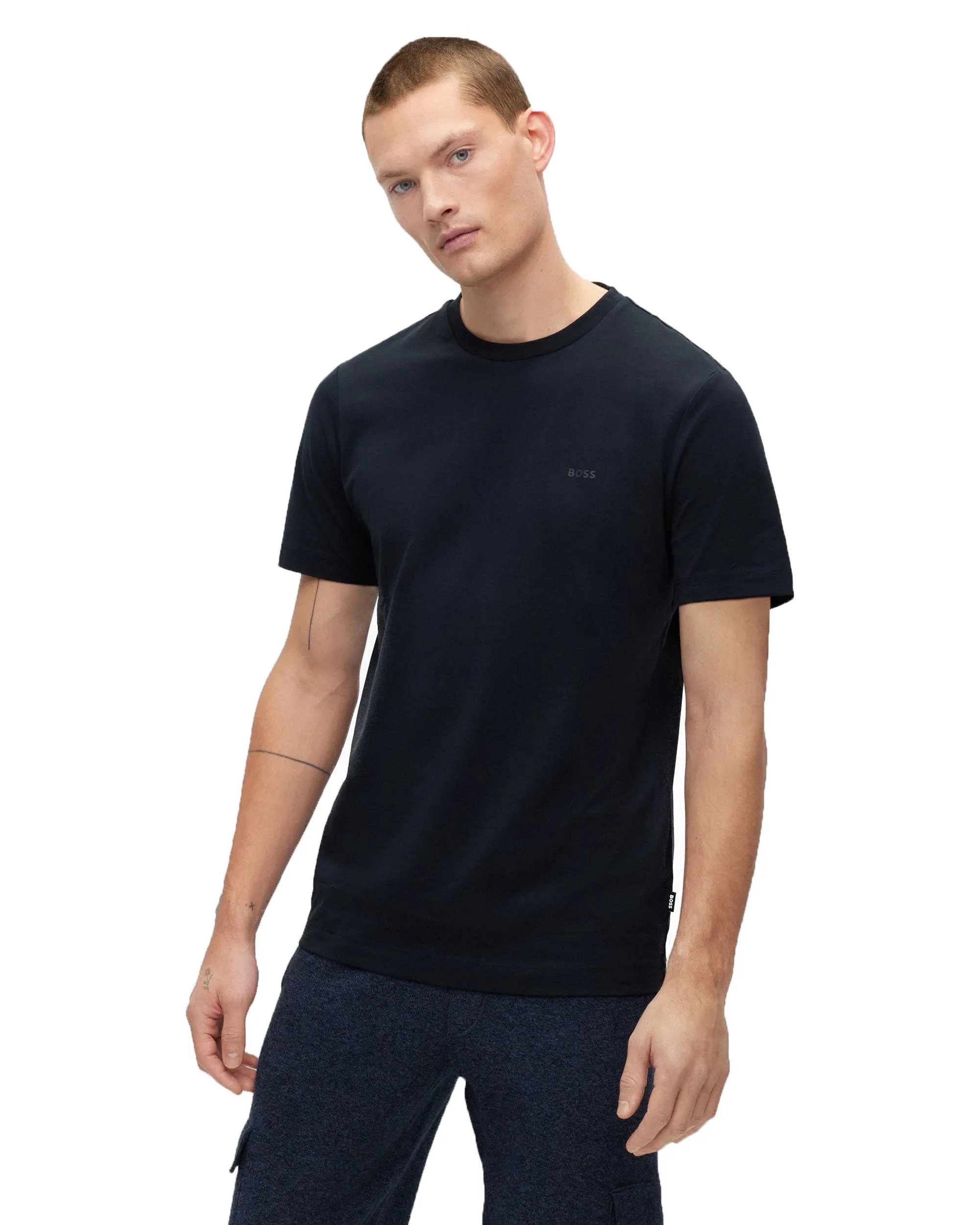 T-Shirt Uomo Boss Thompson 01 Blu