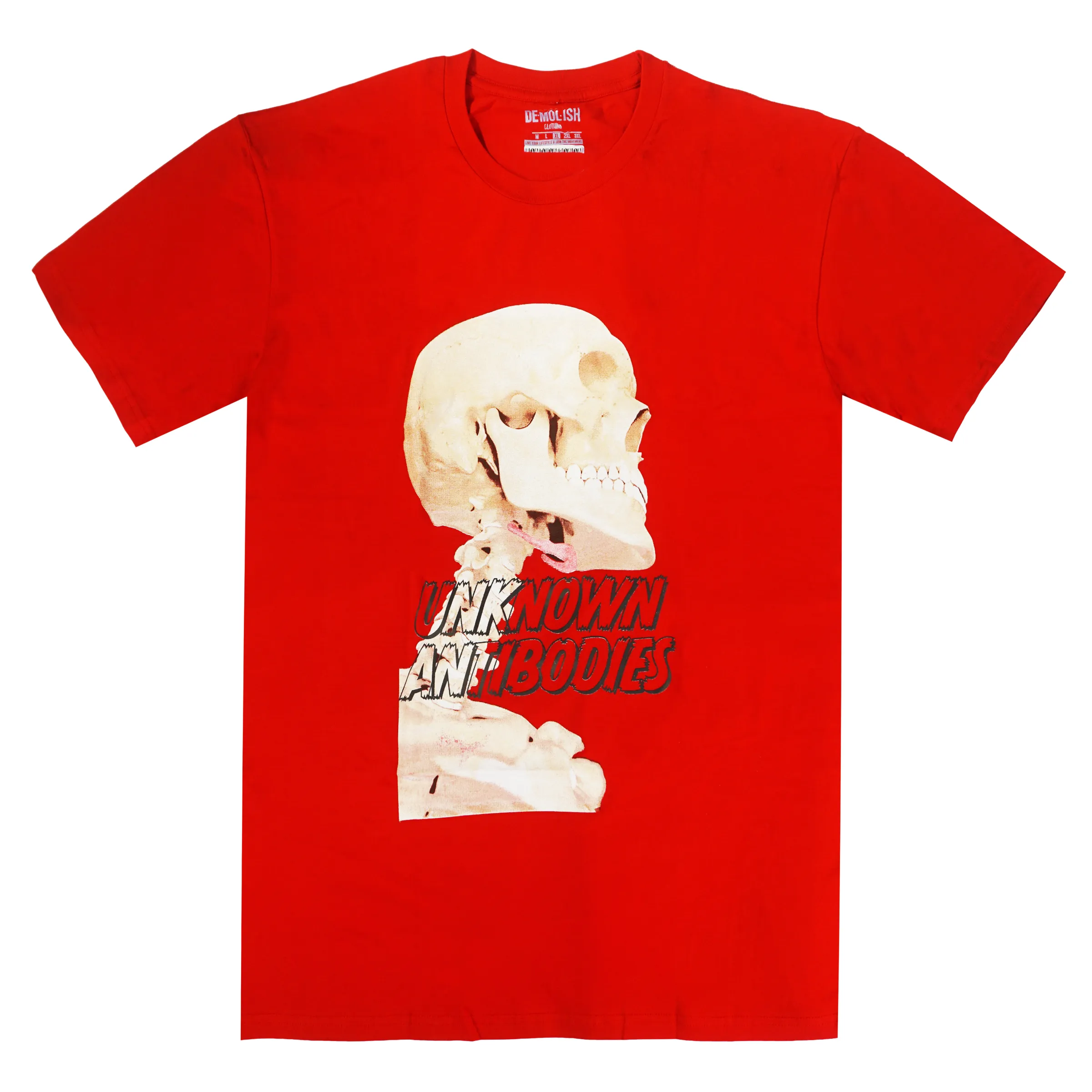 Unknown Skeleton Tee (Red) /D5