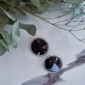 Vintage earrings - Mirroring