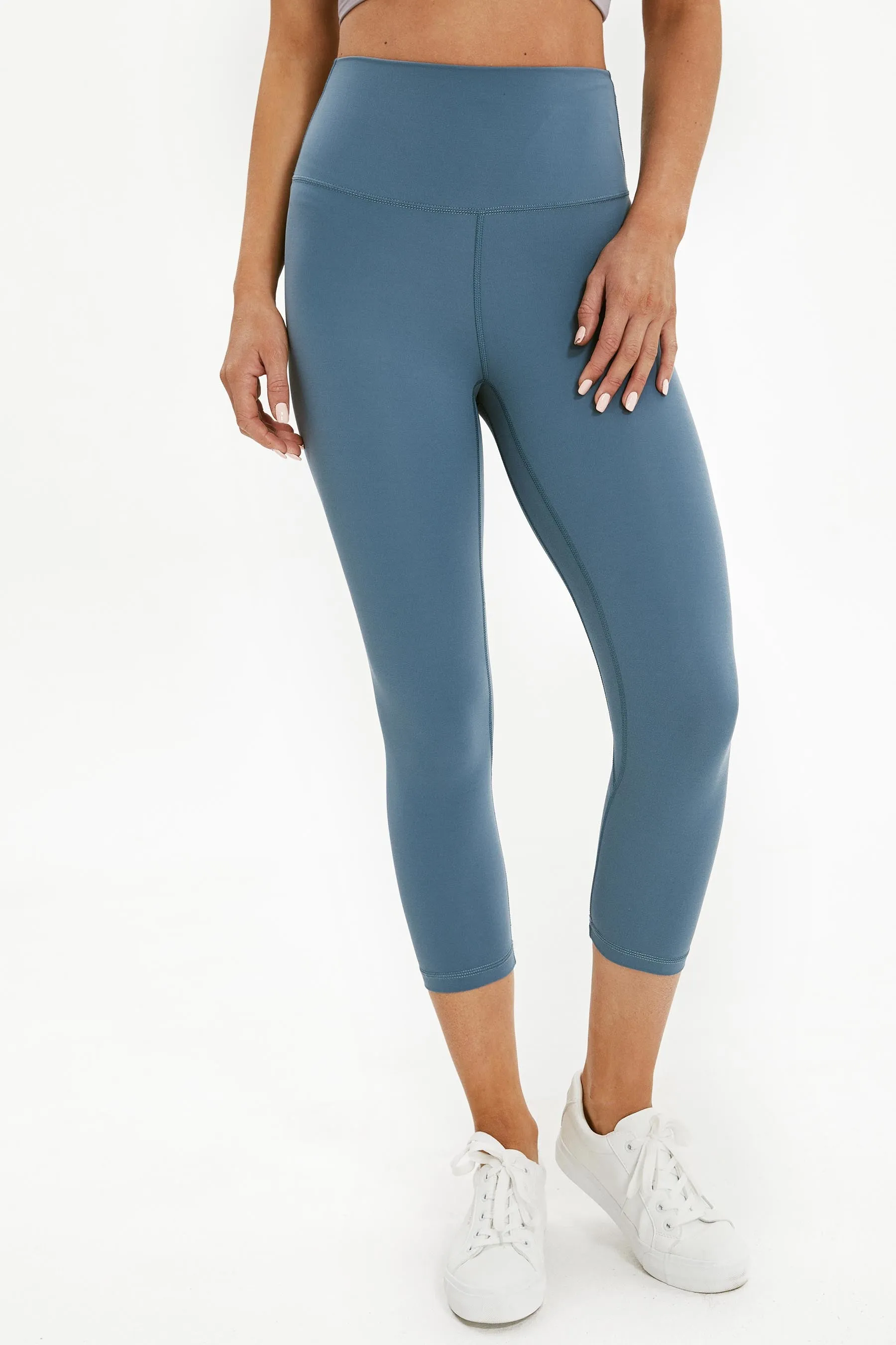 Walk And Talk High Waisted Capri Legging With Pocket