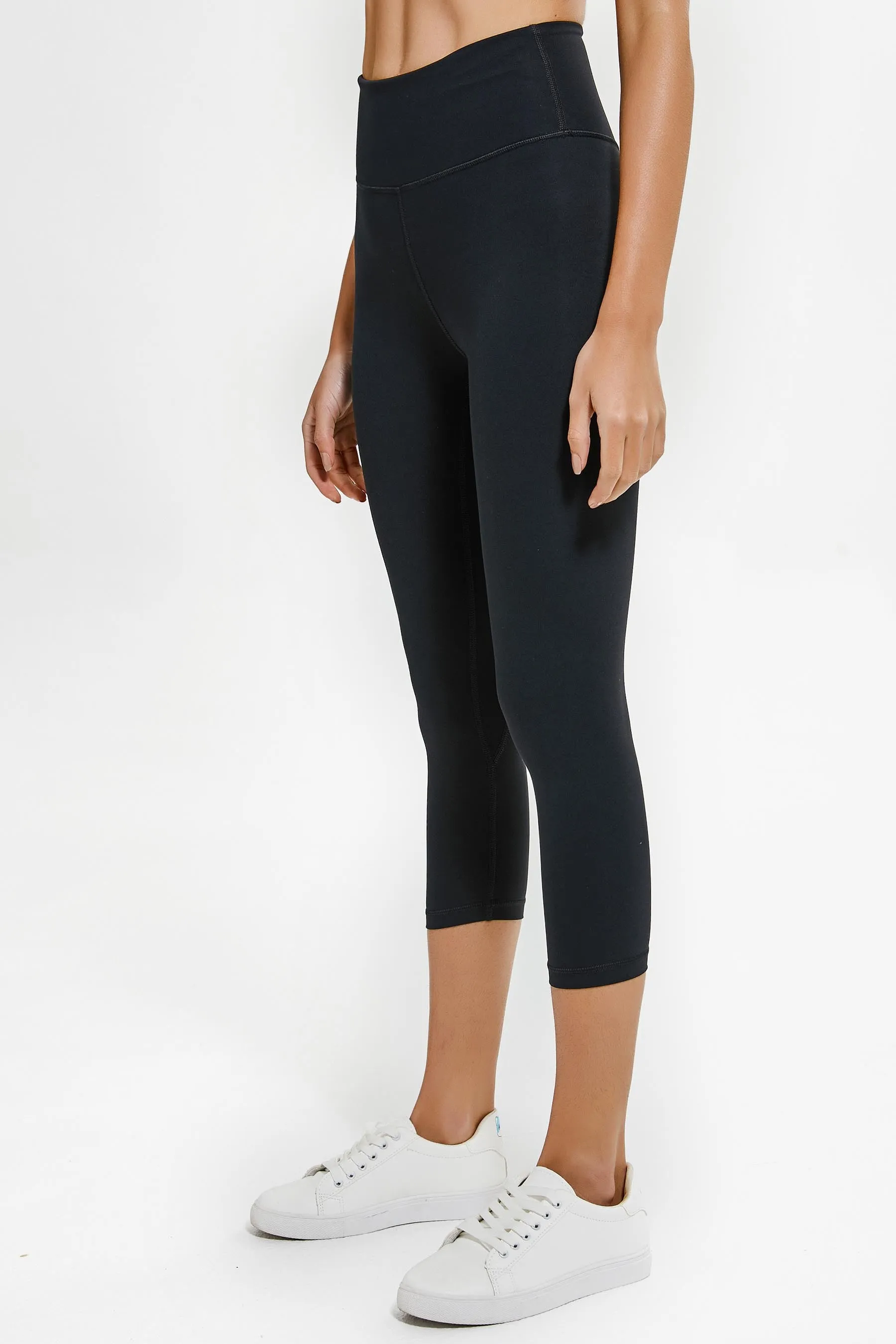 Walk And Talk High Waisted Capri Legging With Pocket